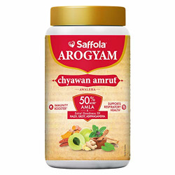 Saffola Arogyam Chyawanamrut includes Chyawanprash, haldi & Ayushkwath Kadha ingredients - 1.25 kg