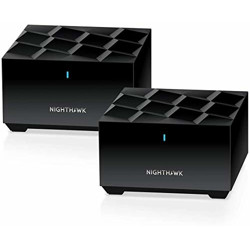 Netgear Nighthawk Whole Home Mesh WiFi 6 System (MK62) - AX1800 Router with 1 Satellite Extender, Coverage up to 3,000 sq. ft. and 25+ Devices, MK62