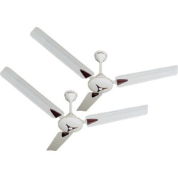 ACTIVA 1200 MM STAR DECO ANTI DUST IVORY 1200 mm 3 Blade Ceiling Fan(IVORY, Pack of 2)