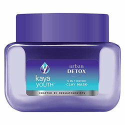 Kaya Youth Urban Detox 5 in 1 Clay Mask - Instantly Brightens Skin, 45g