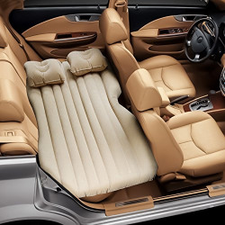 Stvin Multifunctional Inflatable Car Bed Mattress for Rest,Traval, Leisure and Entertainment- Car Back Seat Travel Air Inflation Bed Universal SUV Extended Air Couch with Two Air Pillows, Car Air Pump and Repair Kit