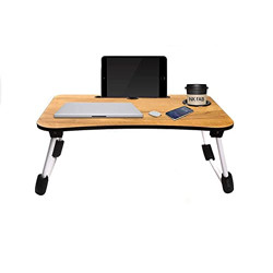 Valam Fashion Laptop Desk Foldable Bed Table Folding Breakfast Tray Portable Lap Standing Desk Notebook Stand Reading Holder for Bed/Couch/Sofa/Floor