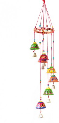 RVART new Gifting Decorative Showpiece wind chime Paper Windchime(5 inch, Multicolor)