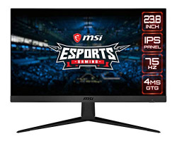MSI Optix G241V 24 inch IPS Gaming Monitor  Full HD - 75Hz Refresh Rate - 4ms Response time  AMD Freeync for Esports