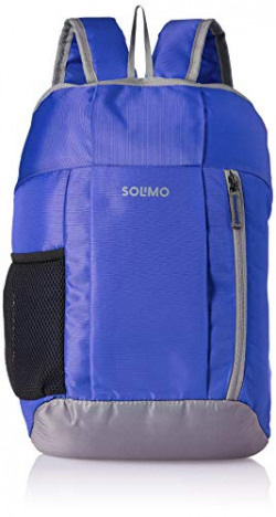 Amazon Brand - Solimo Hiking Day Backpack, 15L, Blue