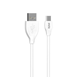 Flybot C4 Type C 3.0A Fast Charging & 480mpbs Fast Data Transfer Cable (Length  1.5 Meter, Color - White)