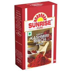 Sunrise Pure, Kashmiri Mirch Powder - 100 Grams (Box)