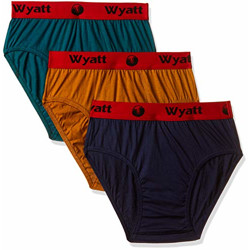 Wyatt Men's Plain Brief (Wyatt-MensBrief24-ML-S_Multi_S)