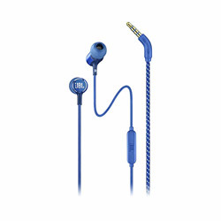 (Renewed) JBL Live 100 in-Ear Headphones with in-Line Microphone and Remote (Blue)