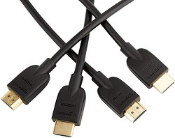 amazon basics 3-Feet High-Speed HDMI 2.0 Cable, Pack of 3 (Black)