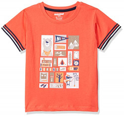 CUCUMBER Baby Boys Regular Tshirt (Z561_peach_XXL)