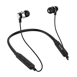 FPX Metallica - in Ear Neckband with 15 Hrs Playtime, 1 Week Standby | 10 mm Powerful Speaker | Wireless, Lightweight, Sweat Resistant | Compatible with Phones, laptops (Silver)