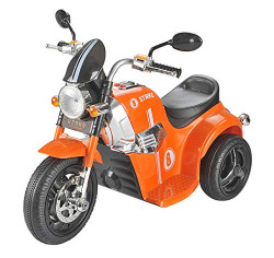 Toyhouse Samurai Strike 8 Rechargeable Battery Operated Ride on Bike for Kids(2 to 4yrs) Orange