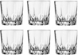 Sygmos (Pack of 6) Whisky Tumbler, Party Glass, Non Lead Crystal Glass set Glass Set(300 ml, Glass)