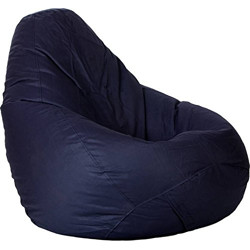 CADDYFULL Large Bean Bag Without Beans (Navy Blue)