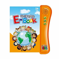 AAAA STORE My English E-Book for Kids - Learning Book with Sound, Educational English Reading Book - Alphabets, Numbers, Animals, Fruits, Shapes, Vehicles & Colors