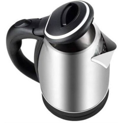 Infinity Creation 2002- Fast Boiling Tea Kettle Cordless, Stainless Steel Finish Hot Water Kettle  Tea Kettle, Tea Pot  Hot Water Heater Dispenser Beverage Maker (2 L, Silver, black) Electric Kettle(2 L, Silver, Black)