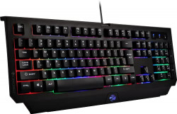 Zebronics Zeb-Transformer K2 Gaming Keyboard, 104 Keys, Multicolor LED Laser Keycaps (Gold Plated USB Connector, Braided Cable)