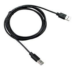 Astrum UM201 1.8m USB 2.0 A Male to A Male Extension Cable - Black