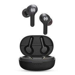 Boomaudio Boom Bling Bluetooth Truly Wireless in Ear Earbuds with Mic (Black)