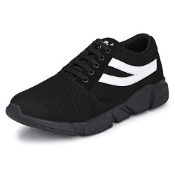 Chadstone Men Black Running Shoes-10 UK (44 EU) (CH 302)