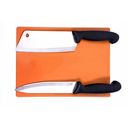 MR® Cleaver Knife for Kitchen Chopper Knife for Kitchen Butcher Knife for Meat Knife for Kitchen (1Pcs -Chopper Knife and 1Pcs- Chef Knife)