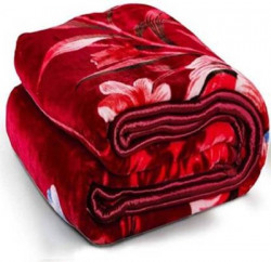 KIRTIKA ENTERPRISES Printed Double Mink Blanket(Woollen Blend, Multicolor)
