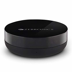 Zebronics Zeb-IR Blaster Smart WiFi Universal Remote with Built in Alexa, for TV/AC/Speaker/DTH (Black)