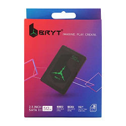 BRYT-256-SSD,Black,500 MBs Write,500 MBs Read, Light Weight, Portable 10X Faster Than Hard Disk, 256GB