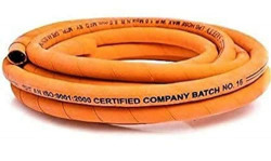 Black liger LPG Rubber Hose Pipe, ISI Certified, Steel Wire Reinforced, Long, Orange