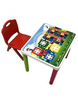 Surety for Safety Kids Study Table & Chair (Orange)