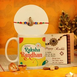 TIED RIBBONS Rakhi Gifts for Brother - Premium Rakhi with Coffee Mug - Rakhi for Brother
