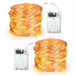 A & Y- Store 50 LED 3 Meter Battery Operated Sliver String Light Fairy Lights for Diwali/Festival/Wedding/Gifting/Xmas/New Year - Warm White (50W LED Light) (3 Mtr Warm White -2)