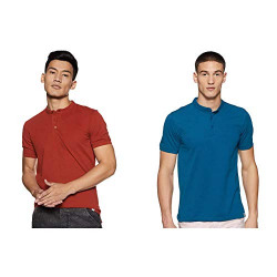Amazon Brand - Symbol Men's Solid Regular Polo Shirt