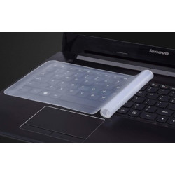 G-vision Silicone Keyboard Protector Skin for Laptop Laptop Keyboard Skin(Transparent)