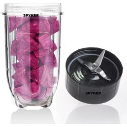 spyker DELUXE Juicer Bullet Jar for any mixer ,jar set of 1 Abs Plastic 550ml (NO WONDERCHEF MIXER) Mixer Juicer Jar (550 ml) Mixer Juicer Jar(550 ml)