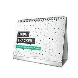 The positive store | Habit Tracker Daily, Weekly and Monthly Planner (undated), Fits Perfectly at Your Desk