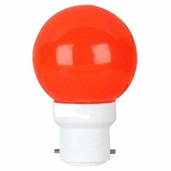 Urban king 0.5 WATT B-22 LED Red Bulb