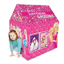 Zitto Barbie Theme Kids Play Tent House, Multicolour