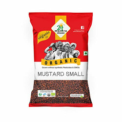 24 Mantra Organic Mustard Seed whole, Small, 100g