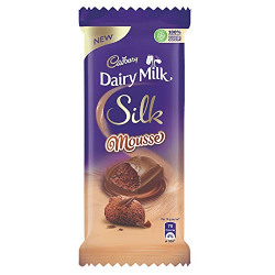 Cadbury Dairy Milk Silk Mousse Chocolate Bar, 3 x 116 g