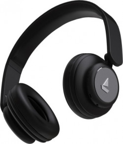 boAt Rockerz 450 Bluetooth Headset(Luscious Black, On the Ear)
