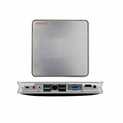 VAMAA i3170 Series Mini Desktop Computer (Intel Core i3 4005U 4th Gen/4GB/256GB SSD/Windows 10/Intel Integrated Graphics) Gray