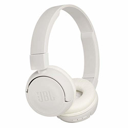 (Renewed) JBL T460BT Wireless Bluetooth On Ear Headphone with Mic (White)