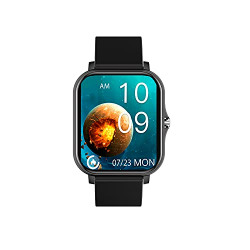FCUK series 2 Full touch Smartwatch (Color: Black) with 1.69'' Large display, Bluetooth Calling, SpO2, Metal body, Built-in Games, Heart rate monitor, Multiple Watch Faces and Long battery life