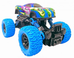 Toyshack Rock Crawler Monster Truck Pull Back with Rubber Wheels for Kids(Blue)