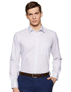 Raymond Men's Solid Regular fit Formal Shirt (RMSZ08502-B7_Dark Blue 39)