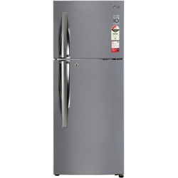LG 260 L Frost Free Double Door Top Mount 3 Star Refrigerator(Shiny Steel, GL-I292RPZX)