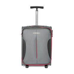 Tommy Hilfiger Polyester 57 cms Grey Softsided Check-in Luggage (TH/WAS07VOVR Grey)