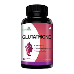 Simply Herbal Glutathione – With Vitamin C, Vitamin E & Grapeseed Extract – 1000 mg - 30 Capsules (1)